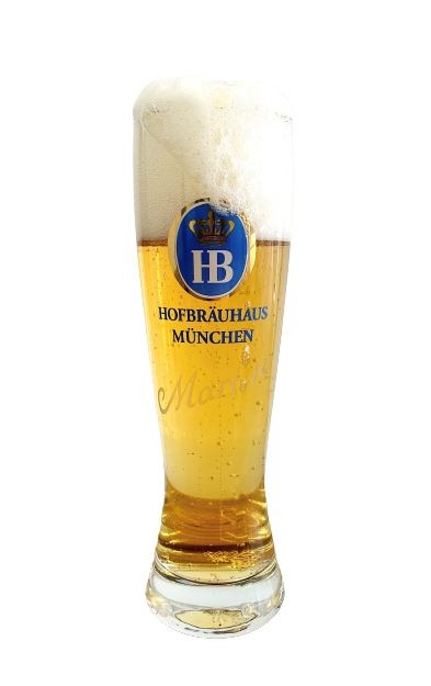 Weißbierglas 0,5 L mit Gravur