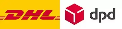 DHL und dpd Logo